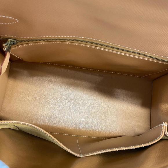 Hermes handbag Kelly 28 E stamp Cushvel natural ladies - Picture 4 of 15